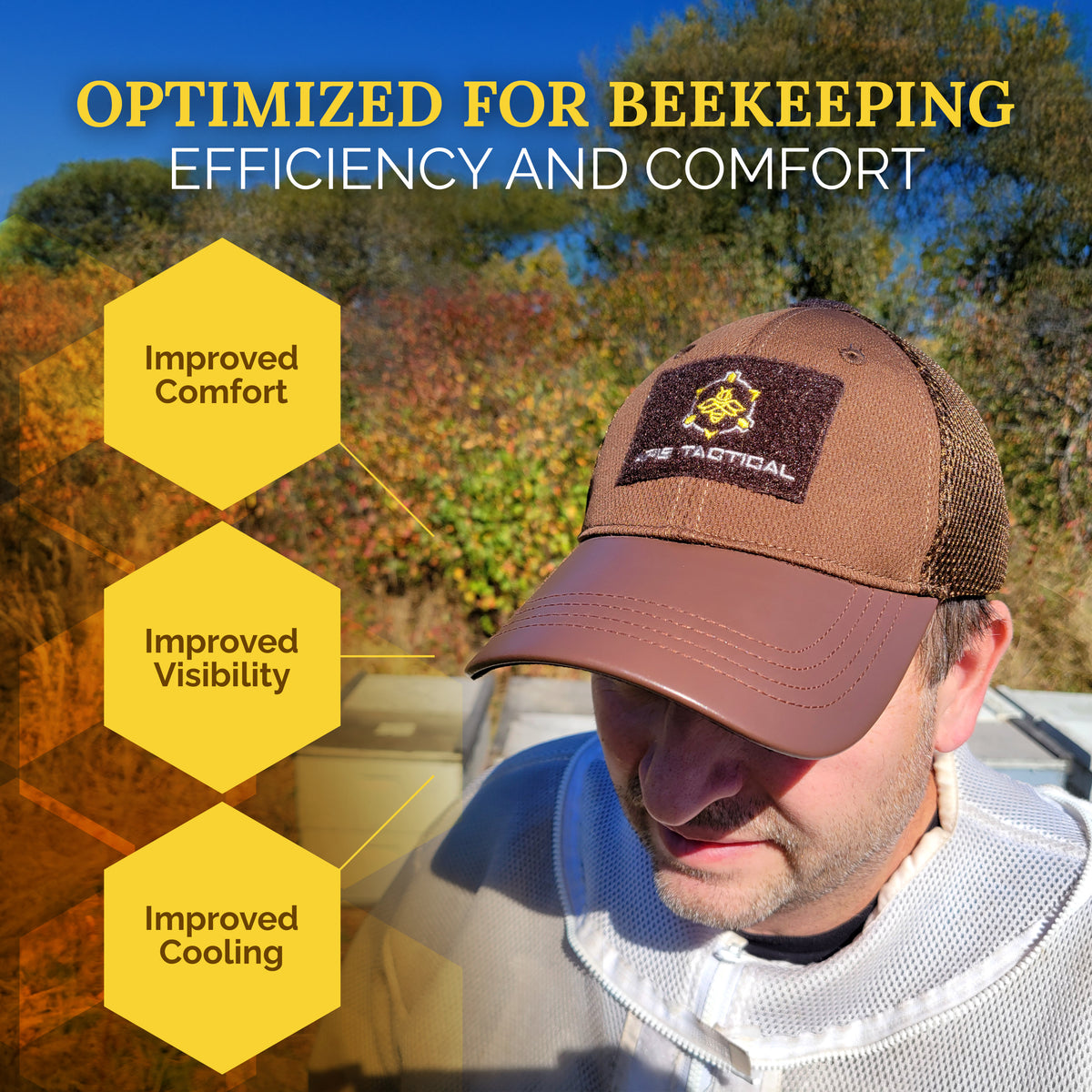 Casquette tactique Apis Tactical Performance - Marron