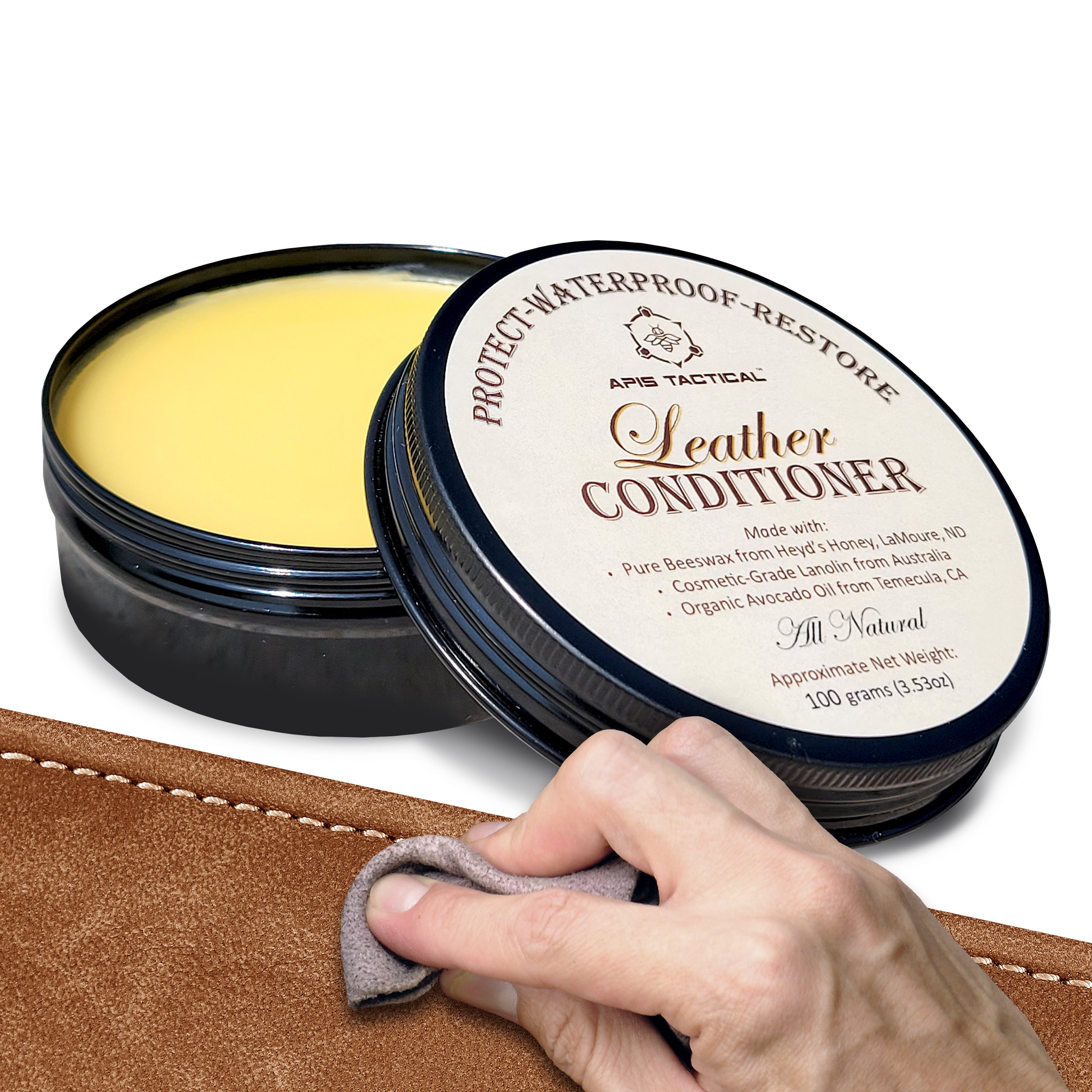 beeswax leather dressing Beeswax Leather Conditioner (2oz)