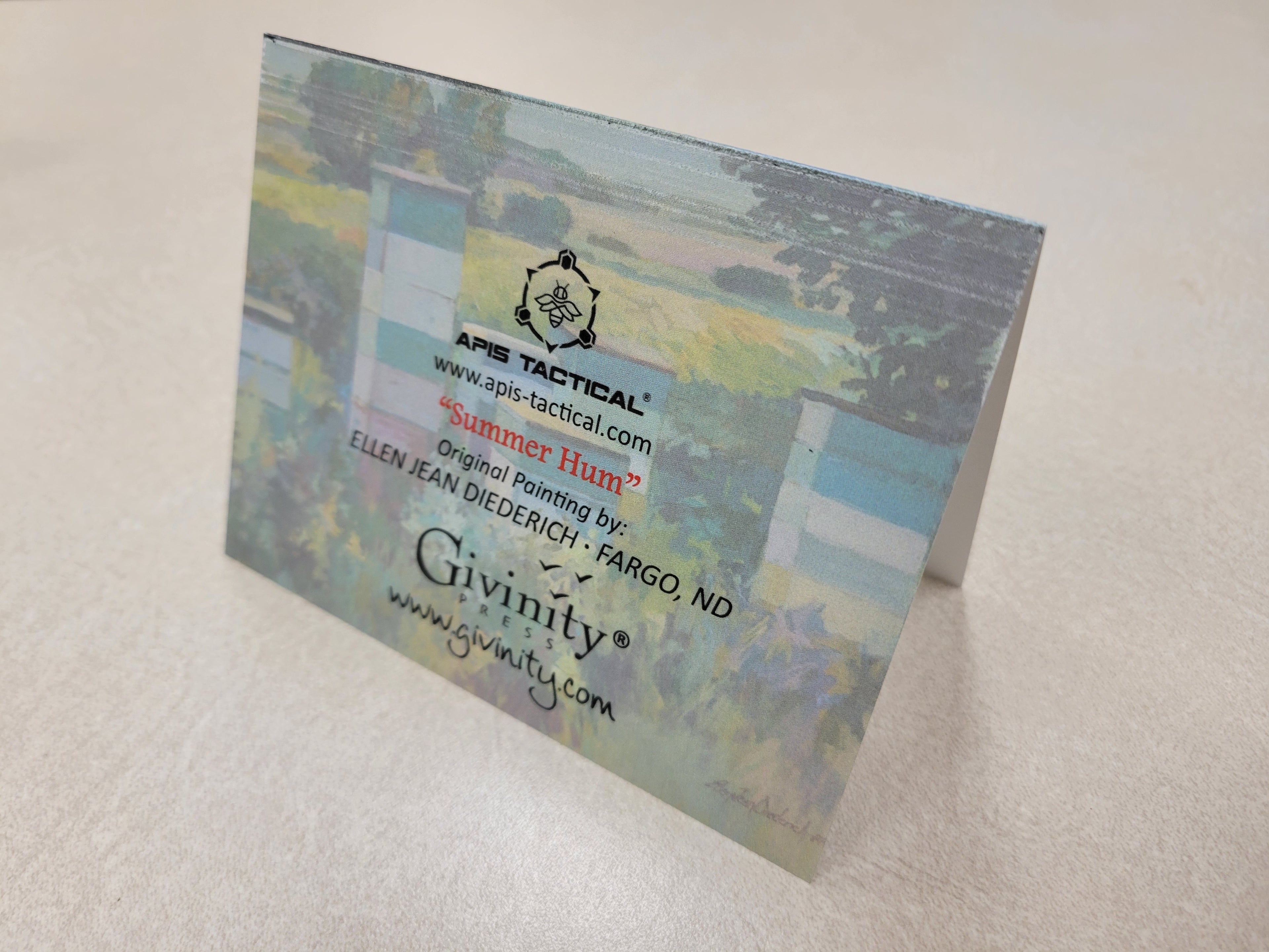 Cartes de vœux sur le thème de l'apiculture