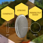 Apis Tactical - Neodymium Magnet Accessory Kit - N52 Small, Circular Magnetic Discs - Strong Magnets 6 Pack