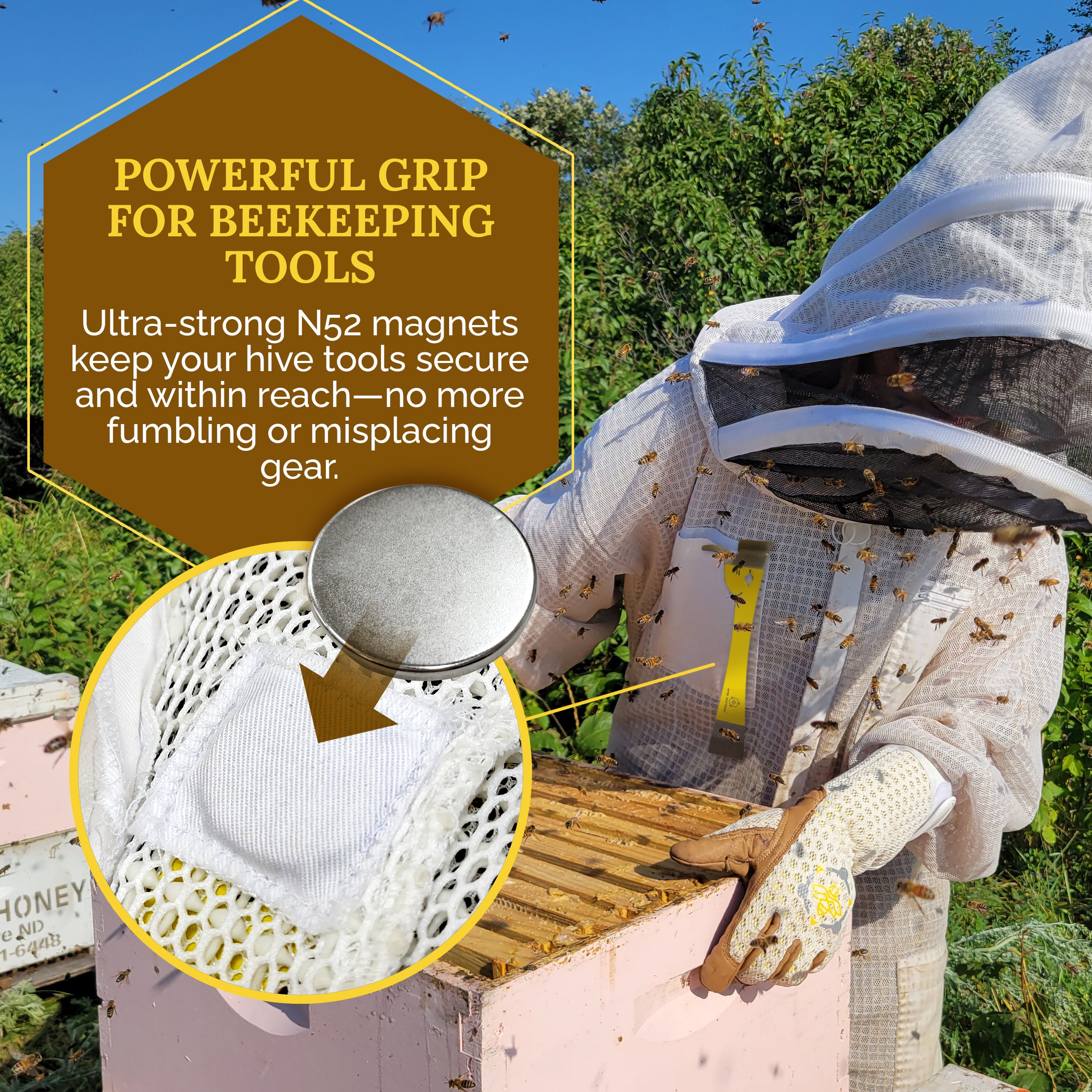 Apis Tactical - Neodymium Magnet Accessory Kit - N52 Small, Circular Magnetic Discs - Strong Magnets 6 Pack