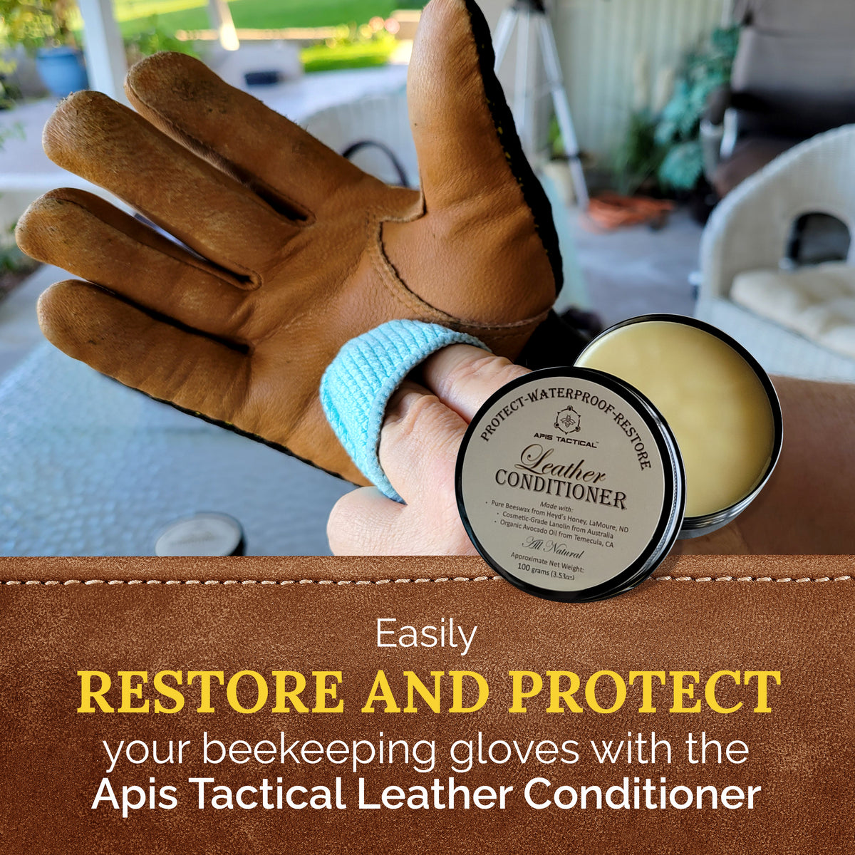 Apis Tactical Leather Conditioner