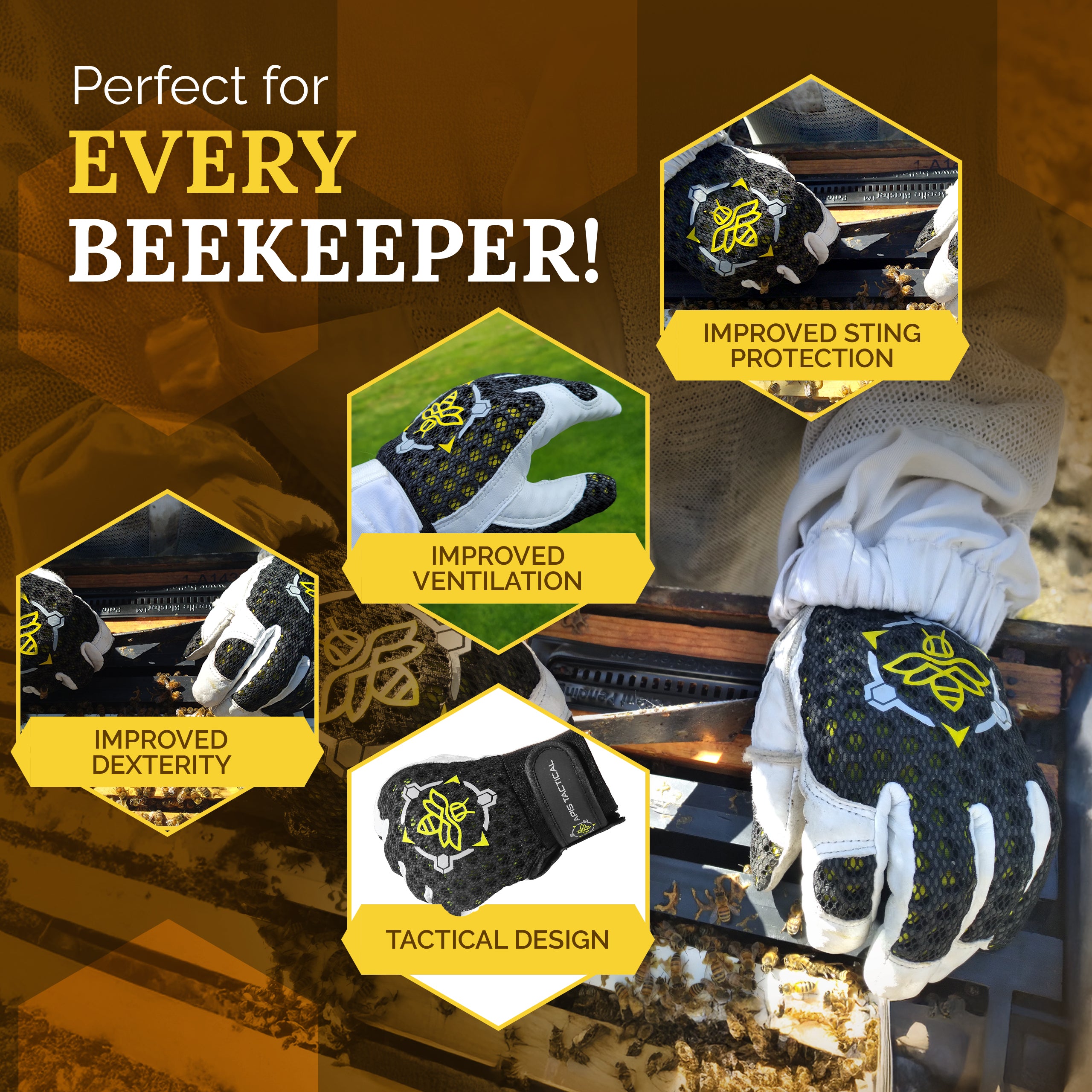 Apis Tactical Beekeeping Gloves