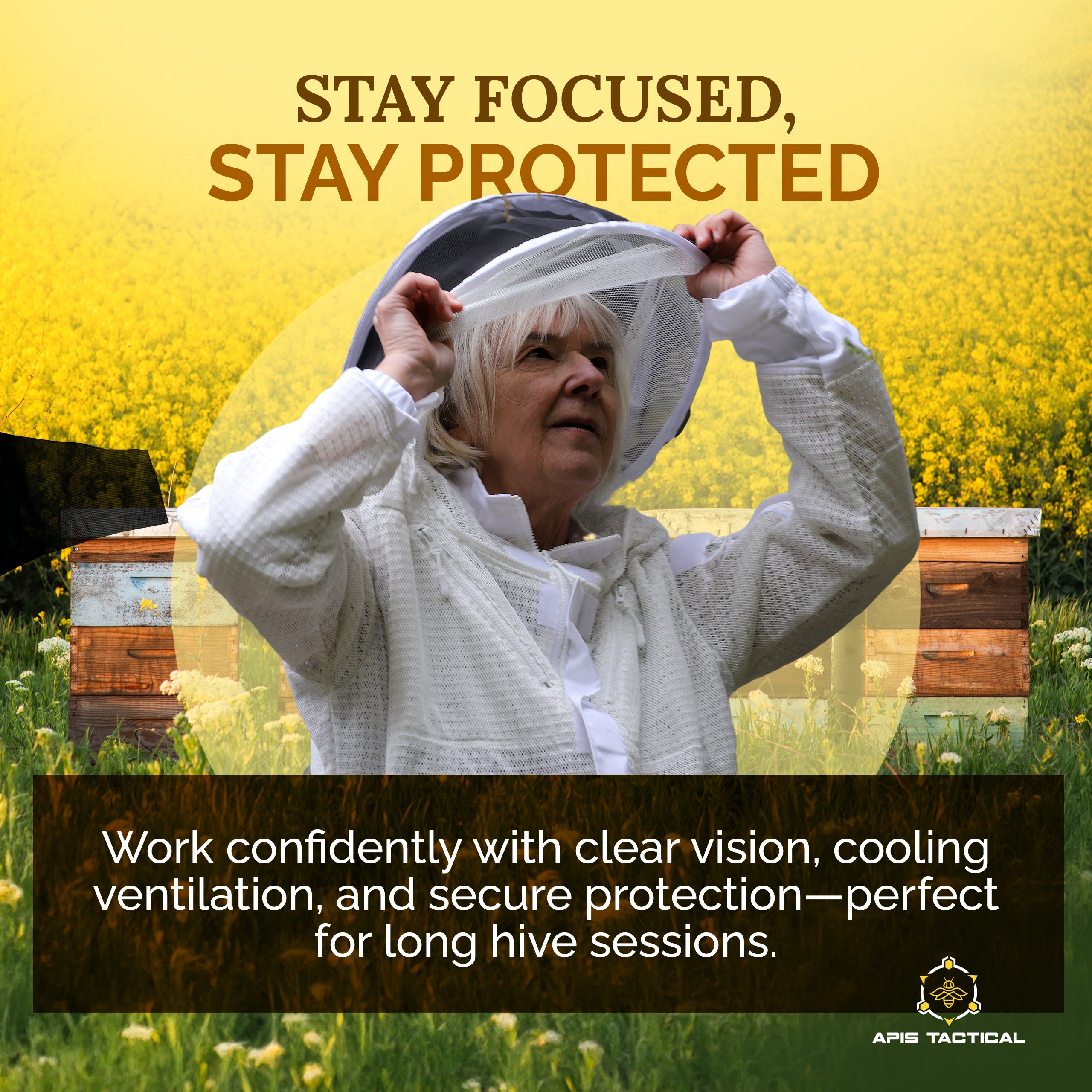 Apis Tactical Beekeeping Round Hood