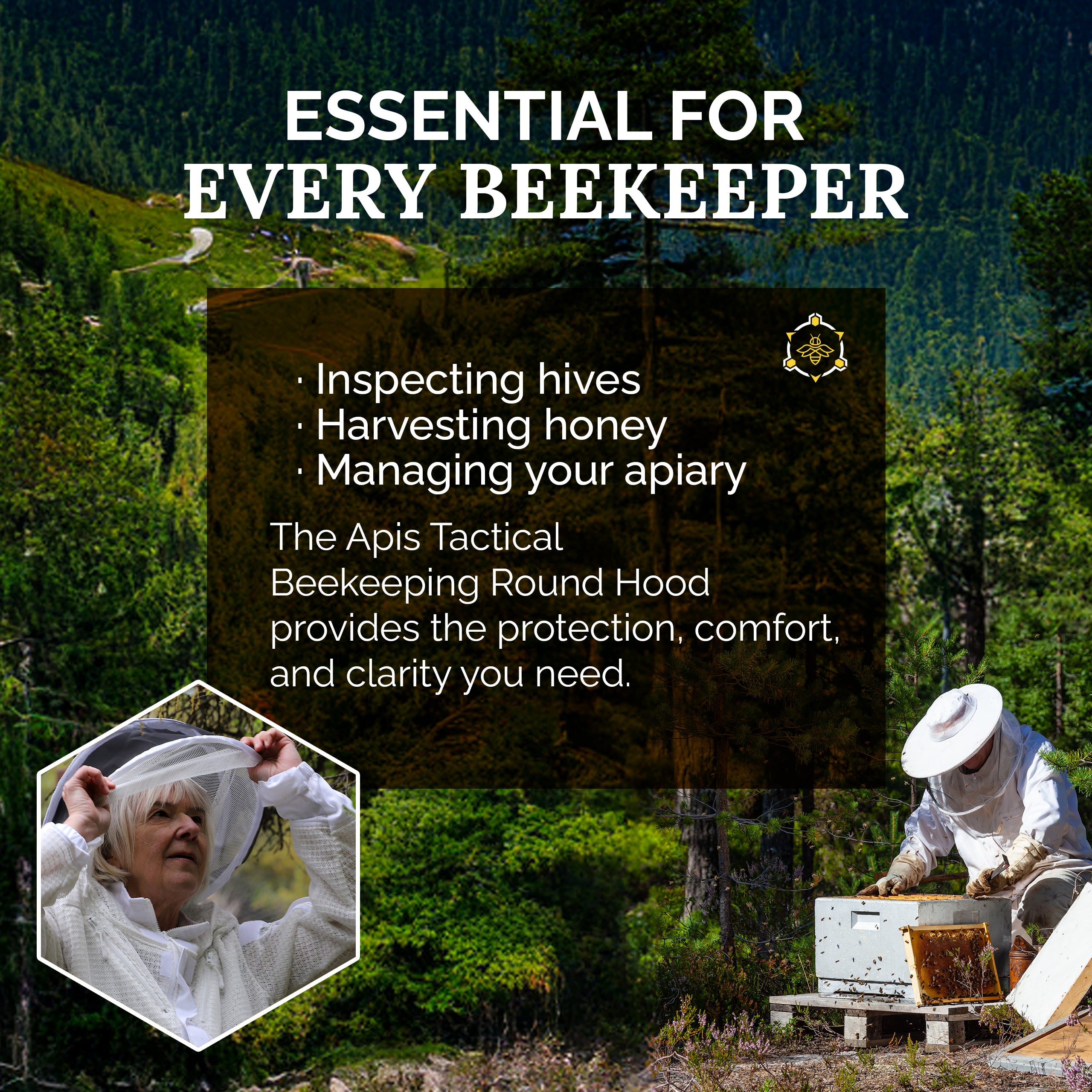 Apis Tactical Beekeeping Round Hood