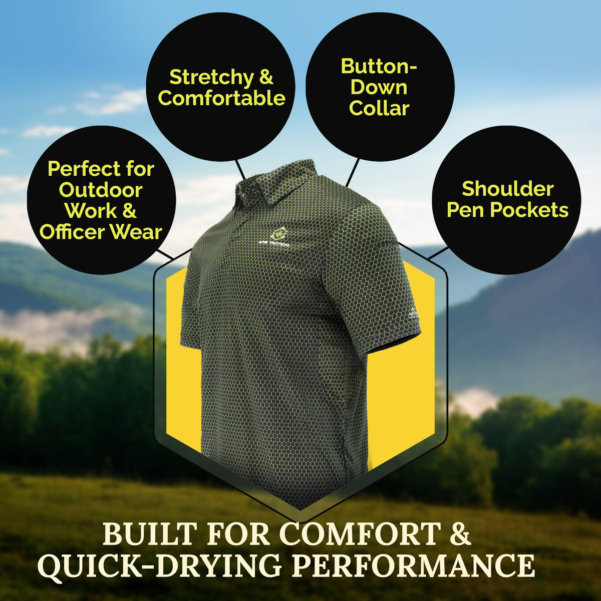 Apis Tactical Mens Polo Shirt