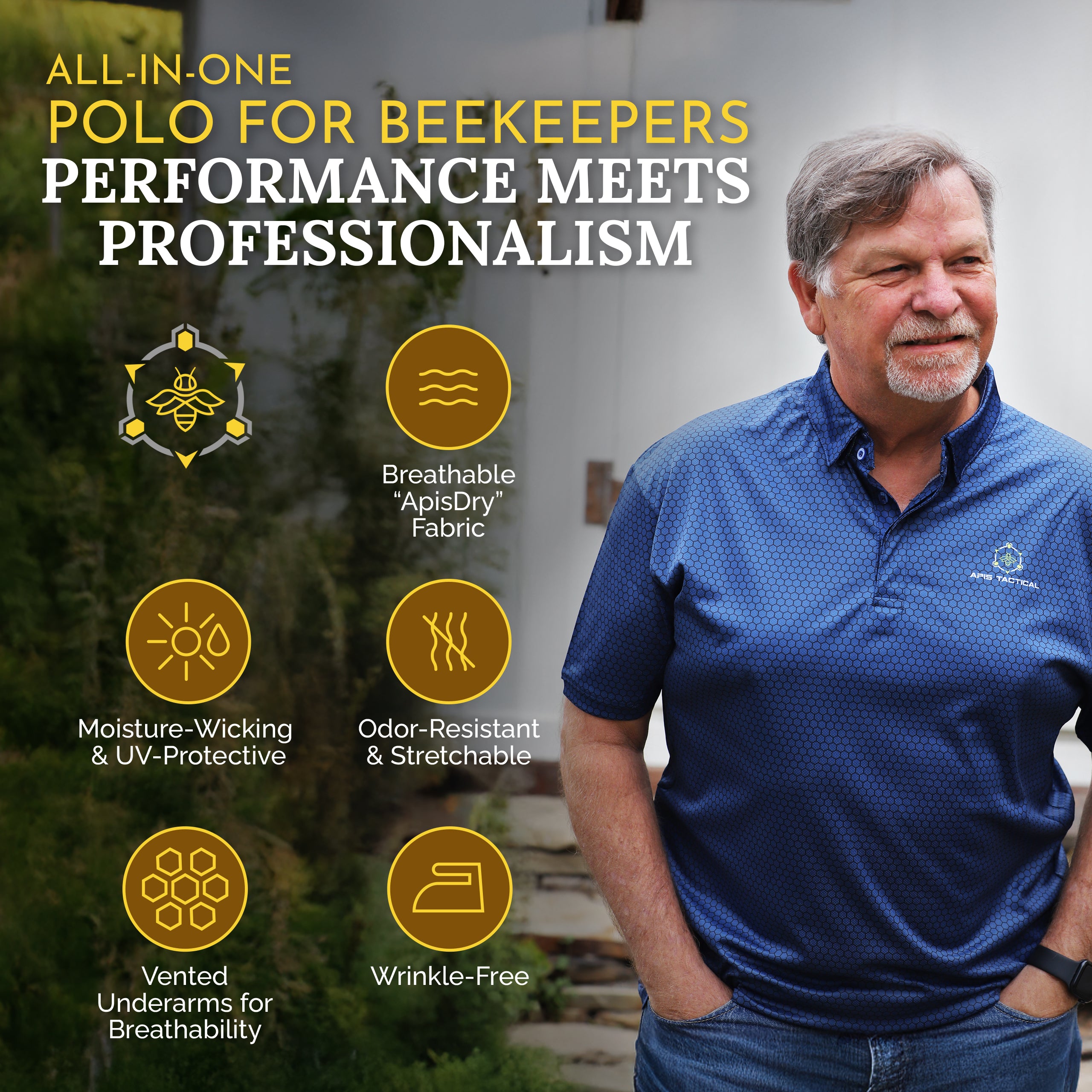 Apis Tactical Mens Polo Shirt