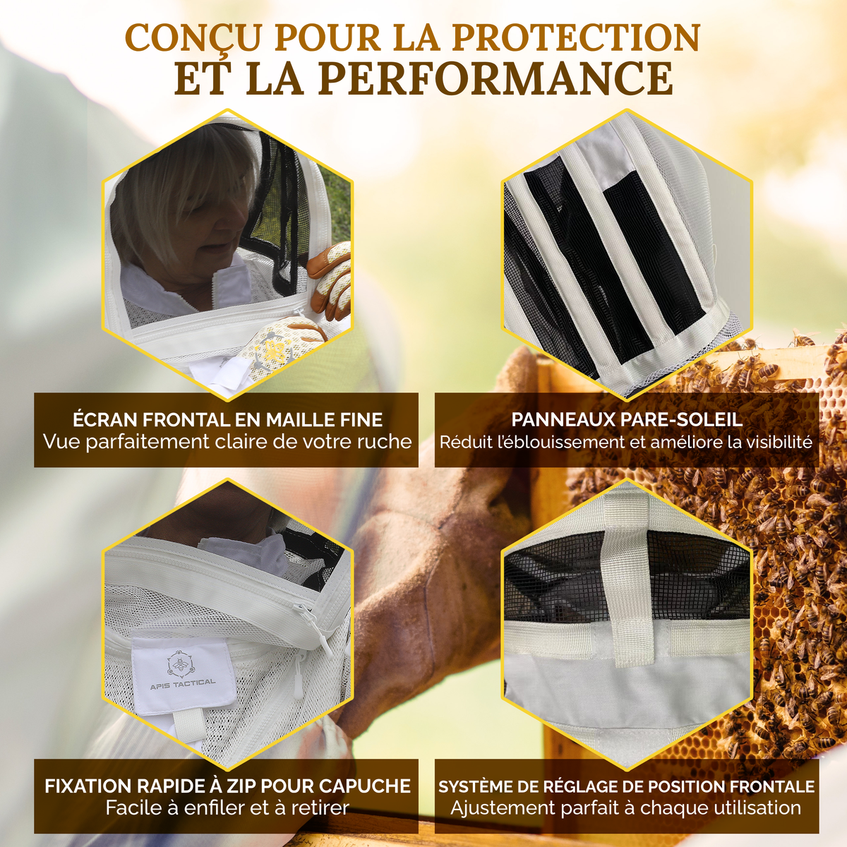 Voile d’apiculture Apis Tactical PRO