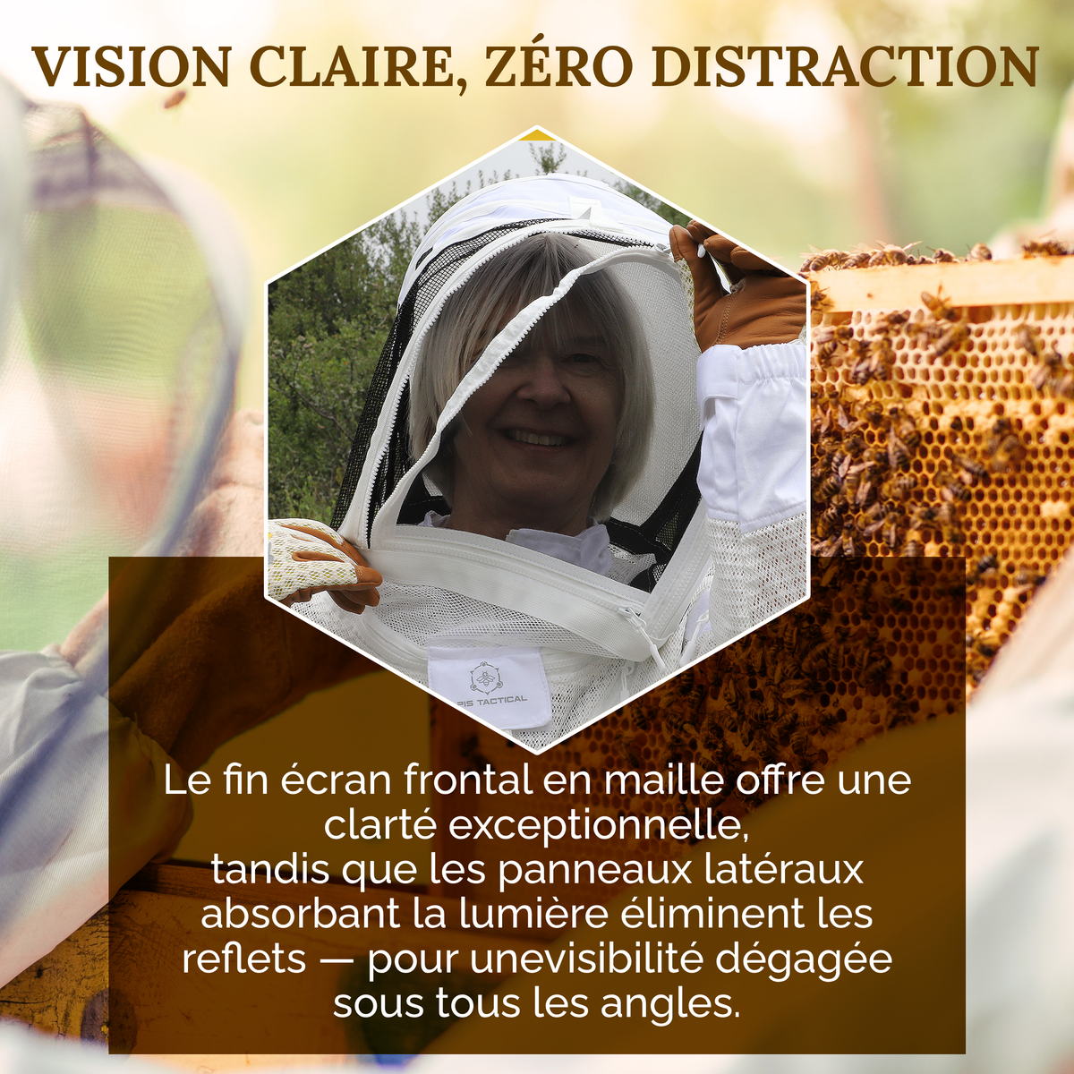 Voile d’apiculture Apis Tactical PRO