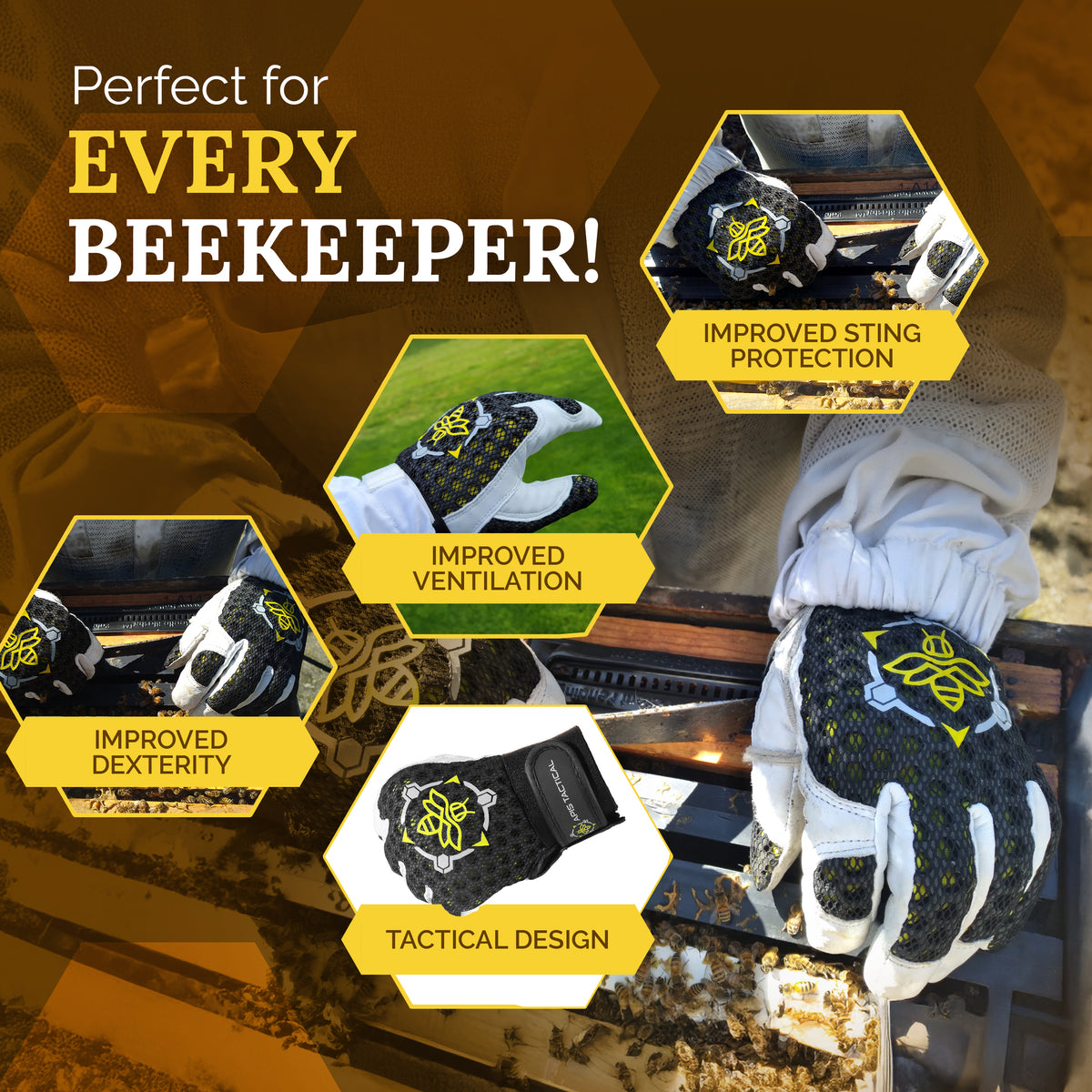 Apis Tactical Beekeeping Gloves