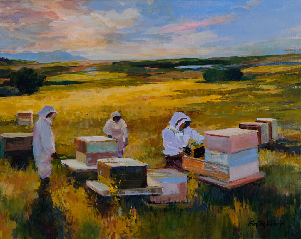 Art sur le thème de l'apiculture