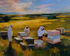 Cartes de vœux sur le thème de l'apiculture