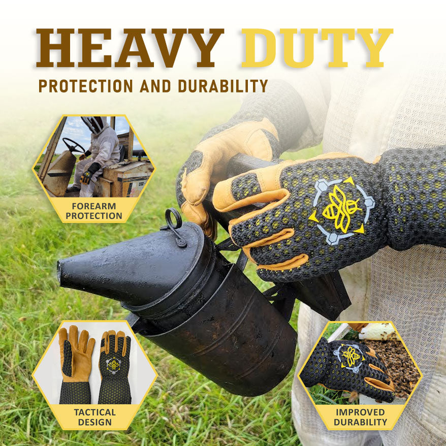 Apis Tactical Heavy Duty Beekeeping Gloves