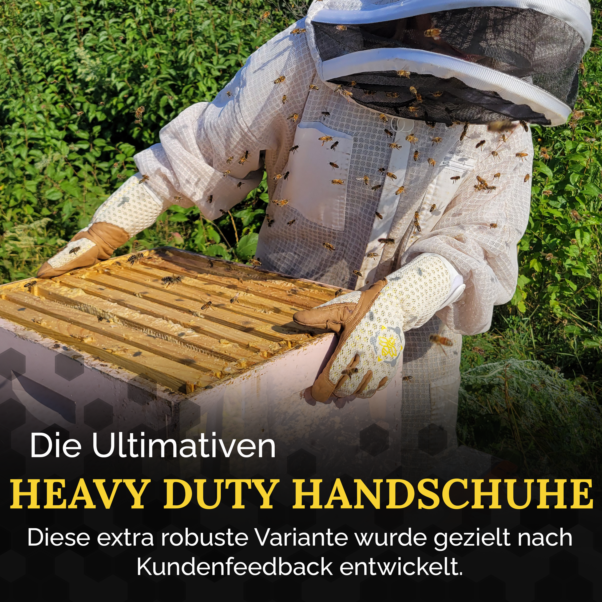 Apis Tactical Schwerlast-Imkerhandschuhe