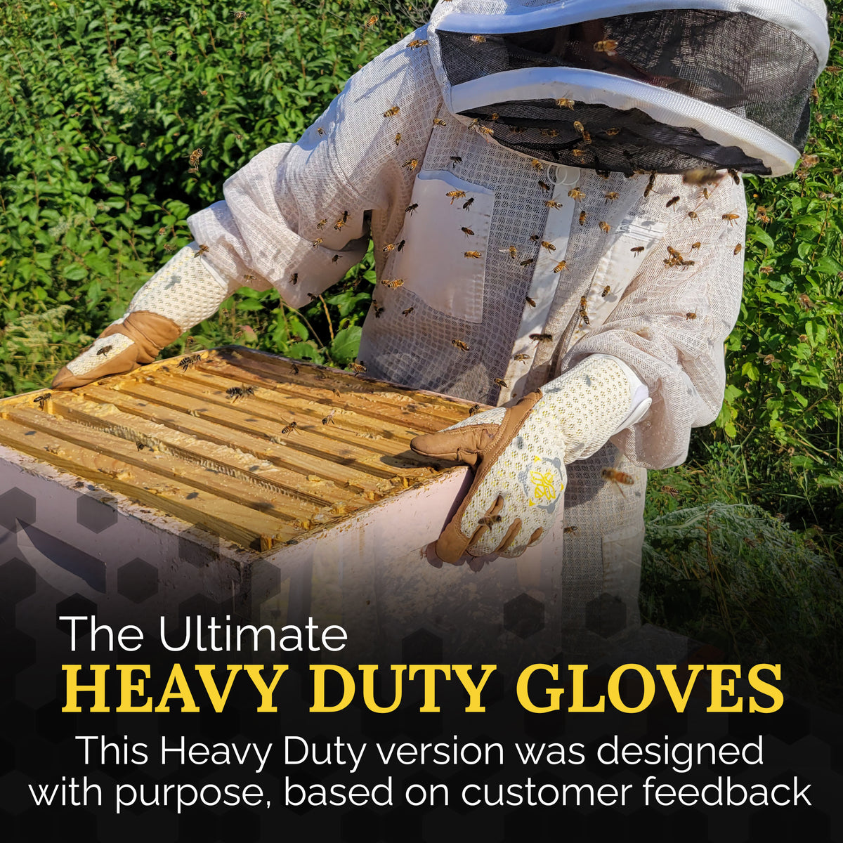 Apis Tactical Heavy Duty Beekeeping Gloves