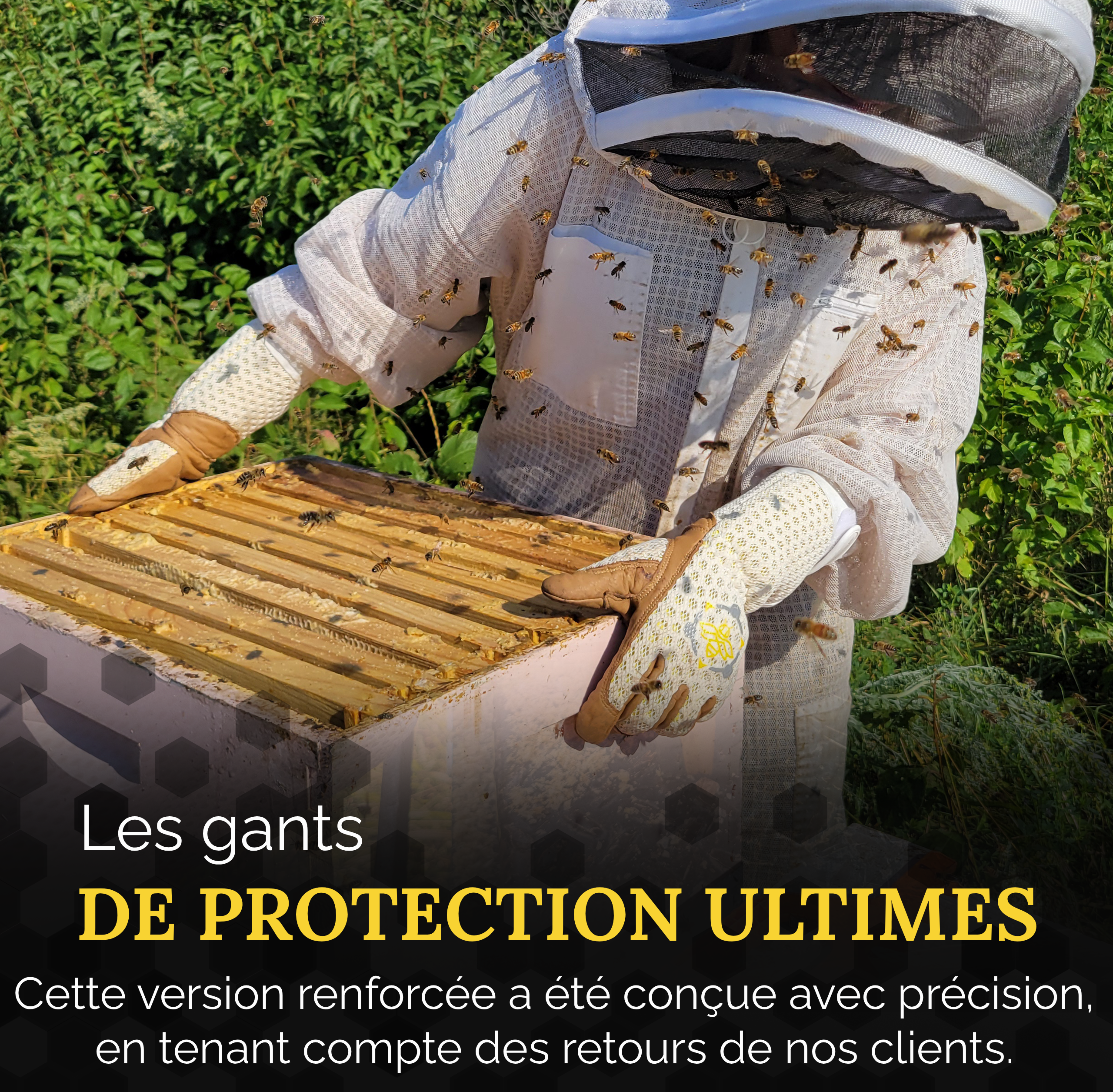 Gants d'apiculture robustes Apis Tactical