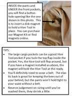 Apis Tactical Work Pants for Beekeepers