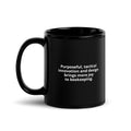 Mug tactique noir brillant Apis