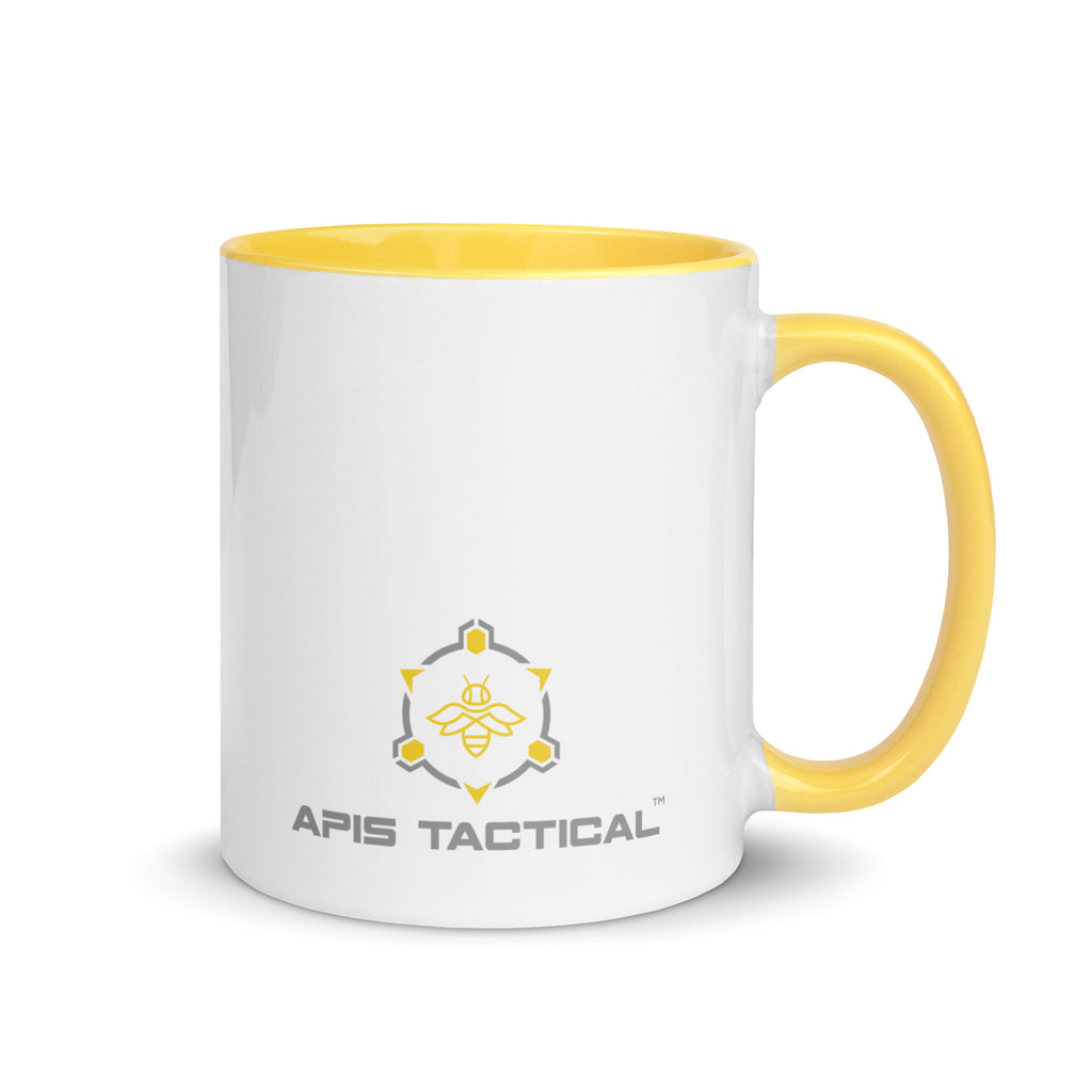 Mug « Laisse-moi BEE » avec intérieur jaune