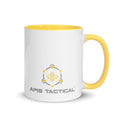 Mug « En fait oui » avec intérieur jaune