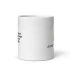 Mug Apis Tactical blanc brillant