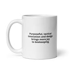 Mug Apis Tactical blanc brillant