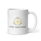 Mug Apis Tactical blanc brillant